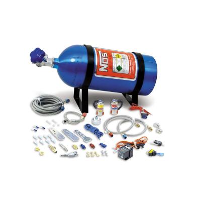 Single Fogger Wet Nitrous System Multi-Fit For 4 & 6 Cylinder Multi-Point EFI Engines Includes 10 Lb Blue Bottle. 35-75 HpNOS