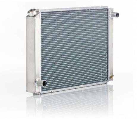 Radiator for 80-83 Ford Fairmont/Granada 83-86 Ford LTD 79-93 Ford Mustang 80-88 Ford Thunderbird w/Std Trans Aluminator Natural Finish Be Cool Radiator