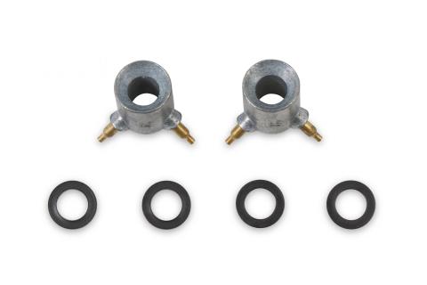 Accelerator Pump Discharge Nozzle Two Accelerator Pump Discharge Nozzle 0.028 Inch Hole Size Tube Type Includes 4 Gaskets Holley