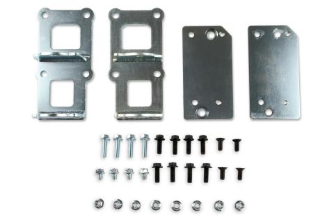 Engine Mount Brackets 1967-1969 GM F-Body, 1968-1974 X-Body LS-Swap Engine Mounting Brackets Hooker BlackHeart