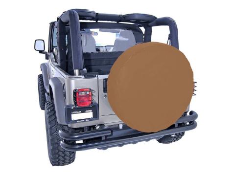 This Tire Cover from Rugged Ridge Fits 33 Inch Spare Tires. Black Diamond. Rugged Ridge