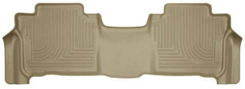 Weatherbeater 2nd Seat Floor Liner For 2013-2021 LX570, Land Cruiser Tan Husky Liners