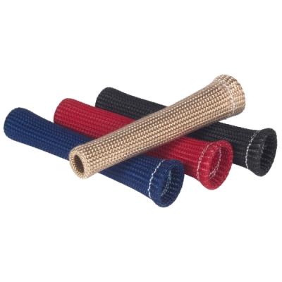 Plug Wire Sleeve Braided 6 x .375 Inch Up to 750 Degree F Black 4 Pack Thermo Tec