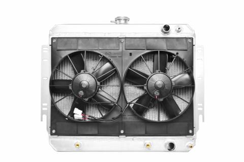 Chevrolet Chevelle El Camino 64-67 Extruded Tube Downflow Radiator Module LS  w/TOC C&R Racing