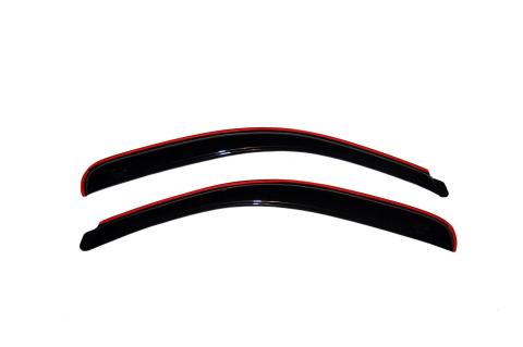 In-Channel Ventvisor Side Window for 1980-1996 Ford F-150 and More Standard Cab Pickup Smoke In-Channel 2 Piece AVS
