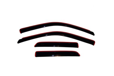 In-Channel Ventvisor Side Window for 2022-2025 Hyundai Tucson Smoke In-Channel 4 Piece AVS