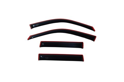 In-Channel Ventvisor Side Window for 2023-2026 Colorado/Canyon Smoke In-Channel 4 Piece AVS