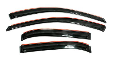 In-Channel Ventvisor Side Window for 2016-2021 Honda Civic Sedan Smoke In-Channel 4 Piece AVS