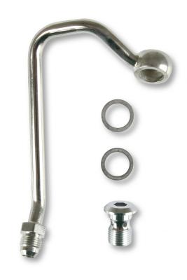 Power Steering Hardline for Saginaw Type II Pumps Fits Gen III Hemi Engines Steel with Nickel Plating Use W/ Pump 198-104 or Pump Kit 97-382 Holley