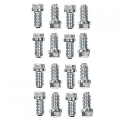 Stainless Steel Header Bolts Fits 1965-1990 Chevrolet 396-454 Big Block and 1962-2001 Ford 221-351W Mr Gasket
