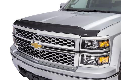 Aeroskin II Hood Protector Matte Black Low Profile For 2007-2010 Silverado 2500 HD/3500 HD Husky Liners