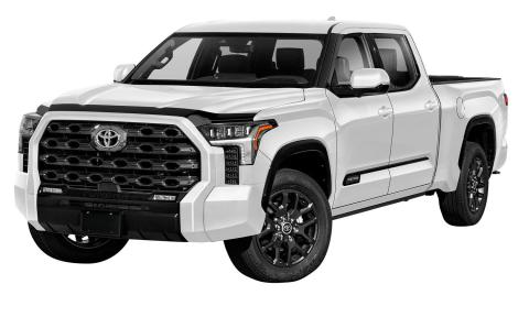 Aeroskin Hood Protector Flush Mount for 2022-2026 Toyota Tundra/Sequoia Smoke AVS