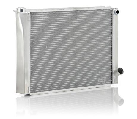 Dual Pass Circle Track Radiator Dual 1 Inch Core with 20 AN Inlet Core Width 18 Inch Be Cool Radiator
