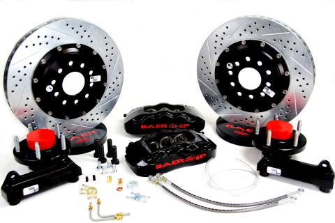 Brake System 13 Inch Front Pro+ Black 63-82 GM/RideTech Y Body BAER Brakes