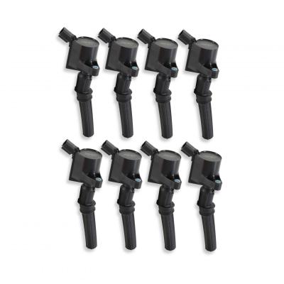Street Fire Ignition Coils 1998-2014 Ford 4.6L/5.4L 2-Valve Engines, Black 8-Pack 8-Pack, Direct Bolt-In To Factory Connectors MSD Ignition