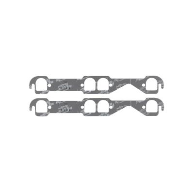 Ultra-Seal Header Gaskets Fits 1955-1991 Chevrolet 262-400 Gen I Small Block D-Shaped Ports, 1.55 Inch x 1.71 Inch Mr Gasket
