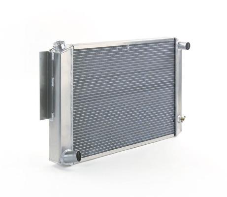 Radiator Factory-Fit Natural Finish for 71-74 Dodge B-Body w/Std Trans Driver Water Pump Outlet Be Cool Radiator