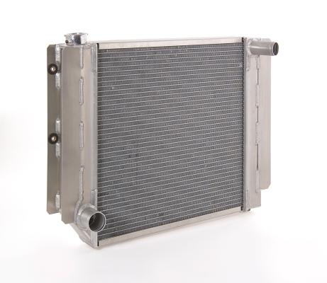 Radiator Factory-Fit Polished Finish for 87-04 Jeep Wrangler w/Std Trans Driver Water Pump Outlet Be Cool Radiator