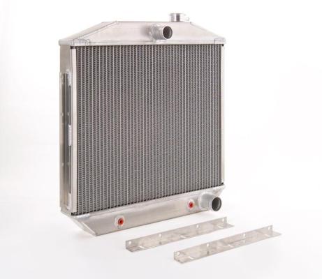 Downflow Radiator Factory-Fit Natural Finish for 55-57 Chevrolet Bel Air w/Auto Trans Be Cool Radiator