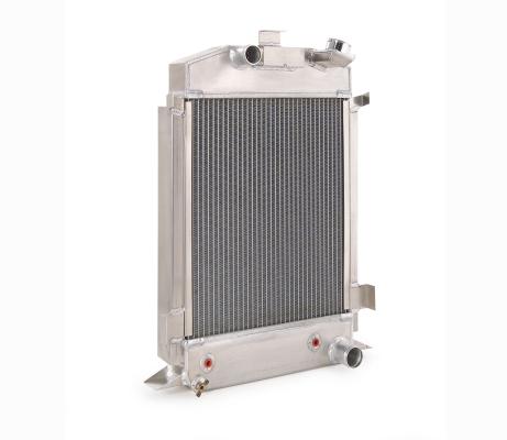 Downflow Radiator Factory-Fit Natural Finish for 33-34 Ford Passenger w/Flathead V8w/Auto Trans Be Cool Radiator
