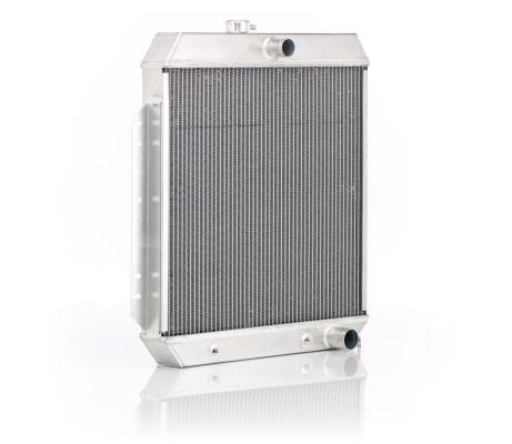 Downflow Radiator Factory-Fit Natural Finish for 53-56 Ford F100/F250 Pickup 53-56 Mercury M100/M250/M350 w/V8 Conversion w/Auto Trans Be Cool Radiator