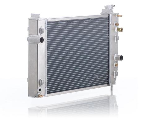 Radiator Factory-Fit Natural Finish for 05-11 Chevrolet Corvette w/Auto Trans and Engine Cooler Be Cool Radiator