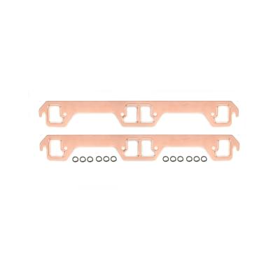 Copper Seal Header Gaskets Fits 1970-1979 AMC 304, 360, 390, 401. Dogleg Ports, 1.25 Inch x 1.75 Inch Mr Gasket