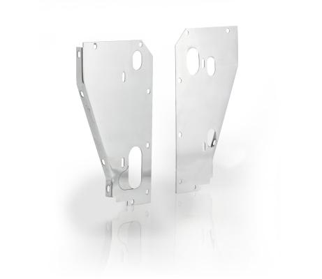 Natural Finish 55-56 Chevrolet Core Support Side Panels LS-1 w/AC Auto Trans Be Cool Radiator