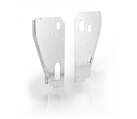 57 Chev Core Support Side Panels GM LS-1 w/AC Auto Trans Polished Aluminum Be Cool Radiator