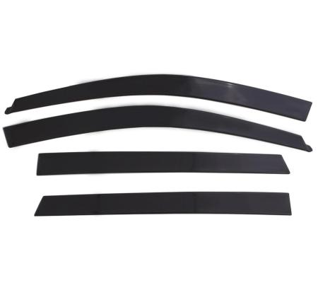 Ventvisor Deflector for 2010-2017 Chevrolet Equinox Smoke w/Chrome Trim Low Profile 4 Piece AVS