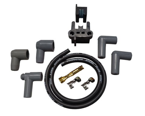 Universal Coil Wire 8.5Mm Super Conductor Black 24In Universal Hei MSD Super Conductor 8.5Mm Universal Coil Wire Black 24In Hei 90 Degree MSD Ignition
