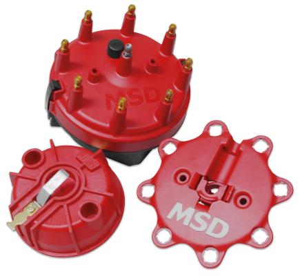 Cap-A-Dapt For Small Diameter MSD Distributors Spark Plug Style Terminals Are Used On The Cap For Tight Connections That Will Not Vibrate Loose MSD Ignition