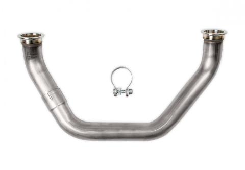 LS Turbo Cross-Over Tube LS Turbo Cross-Over Tube Fits GM T56 W, Quicktime Bell-Housing Hooker BlackHeart