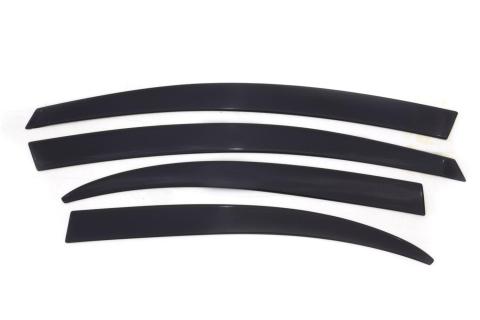 Ventvisor Deflector for 2006-2011 Honda Civic and More Sedan Smoke Low Profile Outside Mount 4 Piece AVS