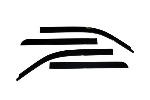 Ventvisor Deflector for 2001-2008 BMW 325i and More Sedan Smoke Low Profile Outside Mount 4 Piece AVS