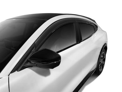 Ventvisor Deflector for 2021-2025 Ford Mustang Mach-E Smoke Low Profile Outside Mount 4 Piece AVS