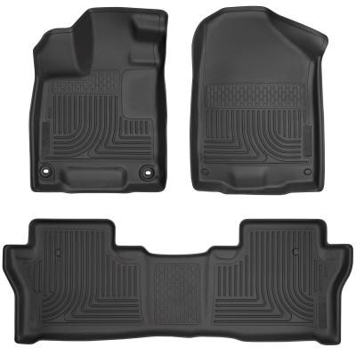Weatherbeater Front & 2nd Seat Floor Liners For 2019-2025 Passport Husky Liners