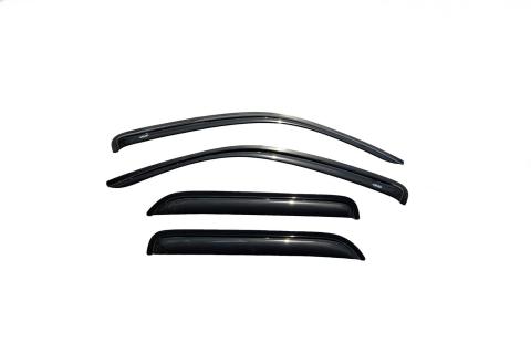 Ventvisor Deflector for 2001-2012 Ford Escape and More Smoke Outside Mount 4 Piece AVS