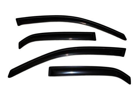 Ventvisor Deflector for 2002-2006 Mitsubishi Lancer Smoke Outside Mount 4 Piece AVS