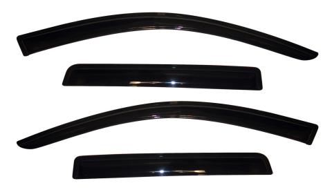 Ventvisor Deflector for 2011-2020 Mitsubishi Outlander Smoke Outside Mount 4 Piece AVS