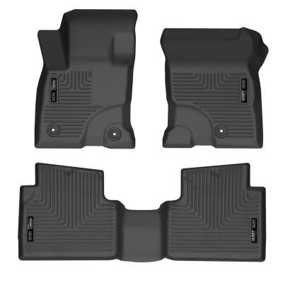 Weatherbeater Front & 2nd Seat Floor Liners Combo Set Black Husky Liners