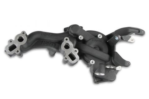 Manifold-Bracket Kit, LT4 WET-Black Bracket Kit GM LT4 Wet System Holley