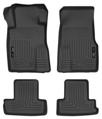 Weatherbeater Front & 2nd Seat Floor Liners For 2010-2014 Mustang Husky Liners