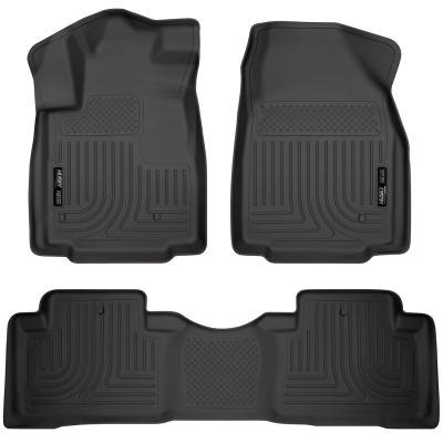 Weatherbeater Front & 2nd Seat Floor Liners For 2009-2015 Pilot Husky Liners