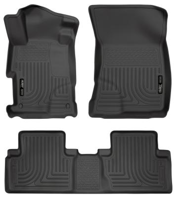 Weatherbeater Front & 2nd Seat Floor Liners For 2012-2013 Civic Husky Liners