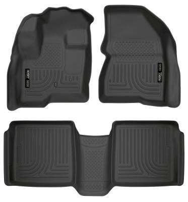 Weatherbeater Front & 2nd Seat Floor Liners For 2009-2019 Flex/MKT Husky Liners