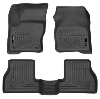 Weatherbeater Front & 2nd Seat Floor Liners For 2012-2015 Focus Husky Liners