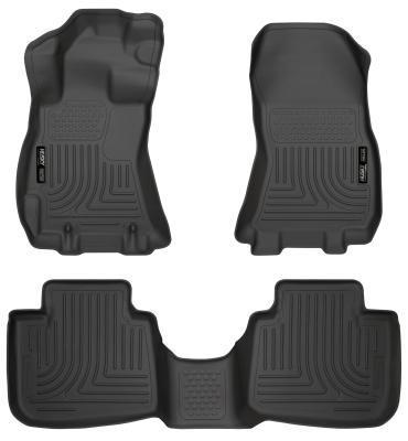 Weatherbeater Front & 2nd Seat Floor Liners For 2013-2014 Legacy/Outback Husky Liners