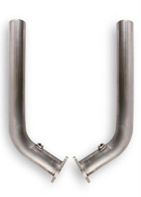 Engine Swap Exhaust Adapter Pipes 1963-1972 C10 LS, Lt Swap Exhaust Manifold To 2.5 Inch Exhaust System Hooker BlackHeart