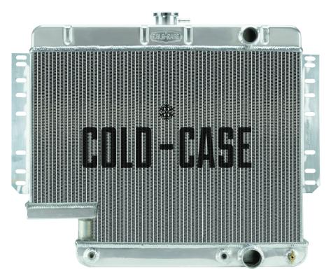 61-65 Impala with 500 Steering Box Aluminum Radiator Cold Case Radiators